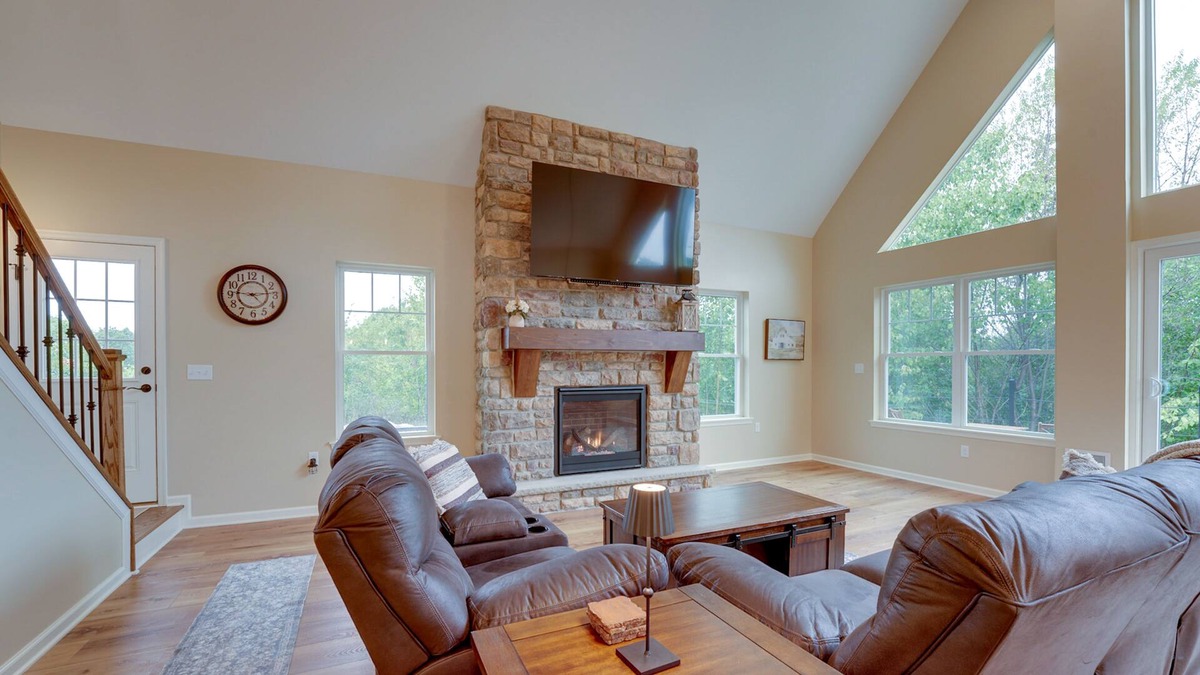 Sybertsville House | Hazle Township Vacation Rental w/ Patio, Fire Pit!