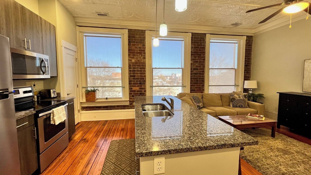 Jackson Ward House | Heart of the Arts District Penthouse - West Broad VCU MCV Prime Downtown!