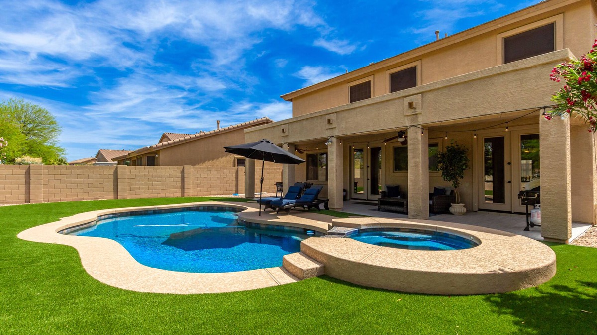 Mesa House | Heated pool and spa! 4 bedrooms, fire place, BBQ