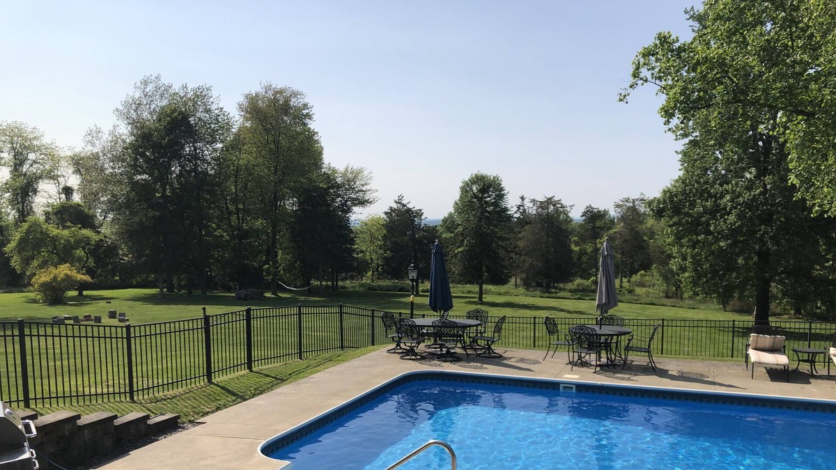 Town of East Fishkill House | Heated pool, game room, amazing yard, 60 miles from NY, near Beacon, Cold Spring