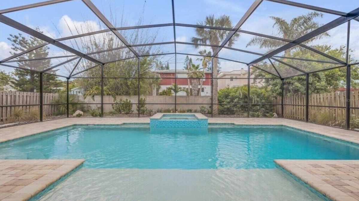 New Smyrna Beach House | Heated Pool home with Hot Tub, 2 Blocks to Beach and 1 Mile North of Flagler Ave