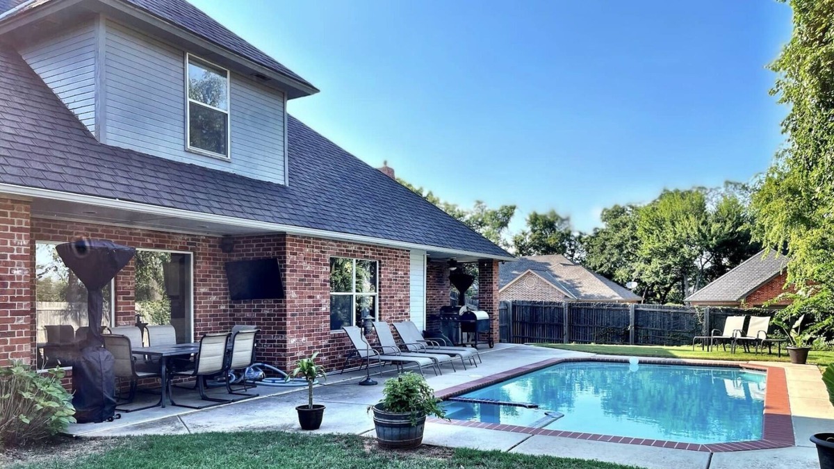 Oklahoma City House | Heated pool near CowboyHF/WCWS/Bricktown