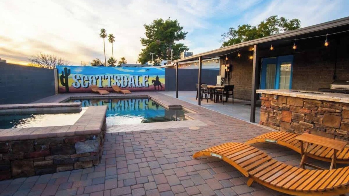 Tempe House | Heated Pool | Spa | Modern 3B Oasis | Scottsdale