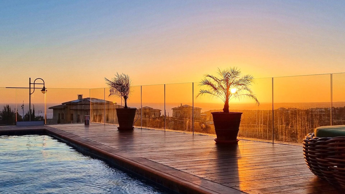 Kouklia Apartment | heated private pool, 3 bedrooms apartment, stunning view on the mediterranean
