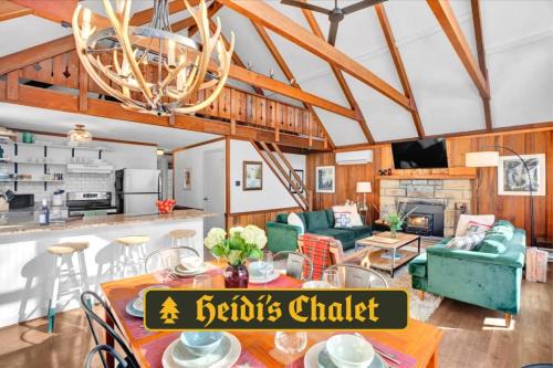 Locust Lake Village Ski Chalet | Heidi's Chalet - Modern Hot Tub Lake Access