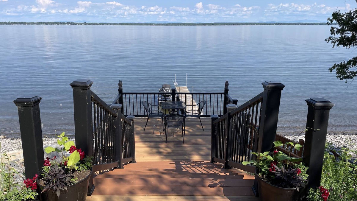 Champlain House | Heron Hideaway - Lakefront Home with Mountain Views- Hot Tub