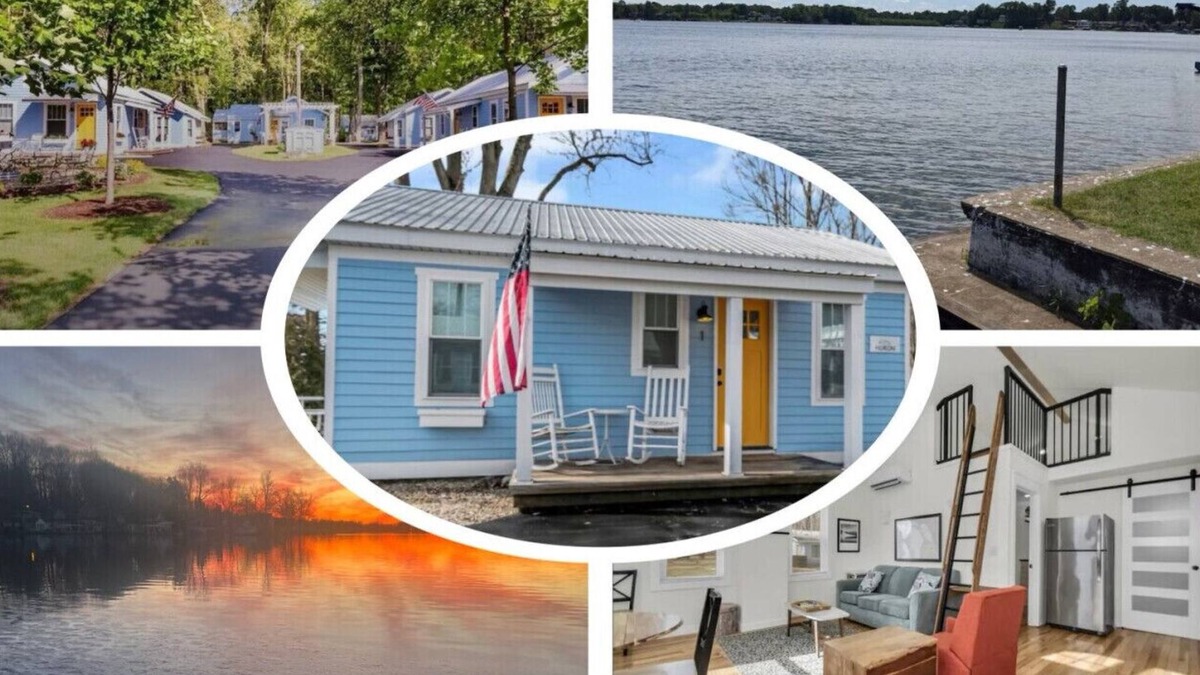 Paw Paw Lake Cottage | Heron's Nest I Paw Paw Lake Cottages I Huron #1