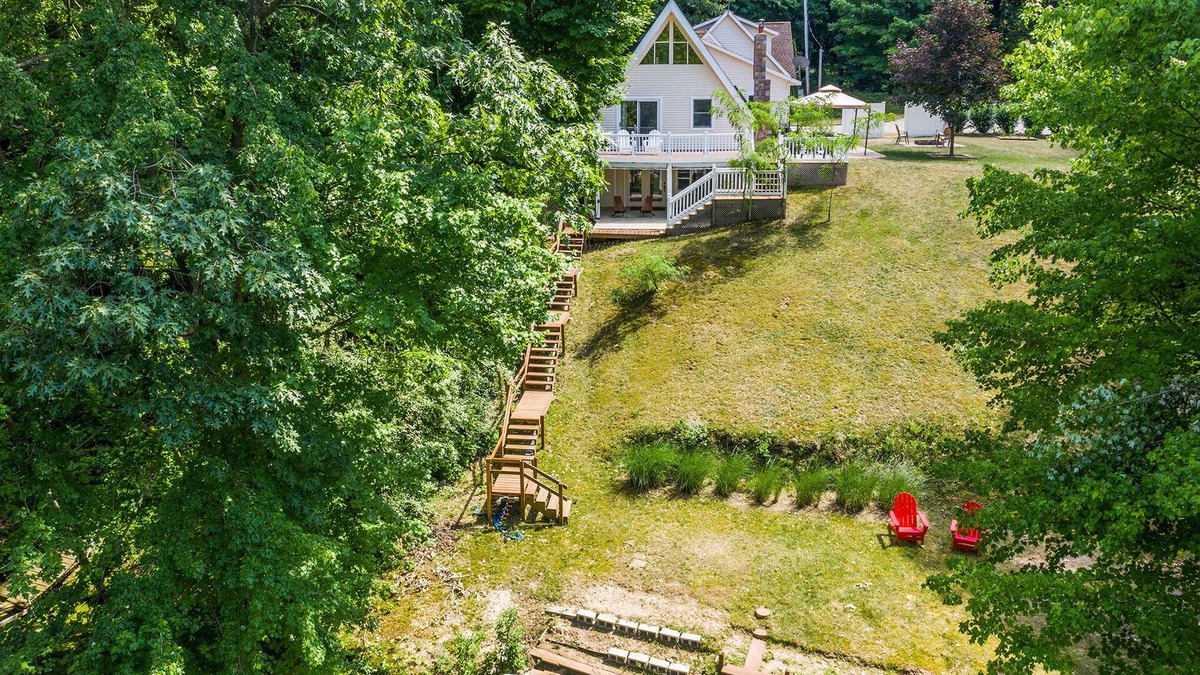 Three Rivers Ski Chalet | Heron's Perch - Corey Lakehouse with private dock and kayaks