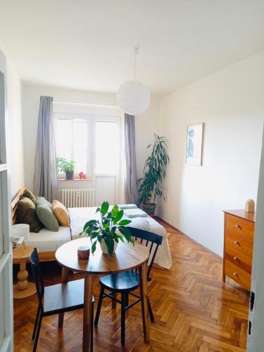 Vrsovice Apartment | Hezký apartman s balkonem