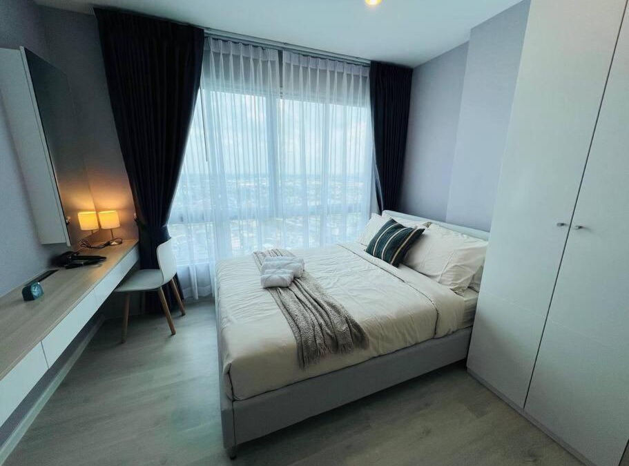Bang Wa Apartment | Hi-Floor MRT Bangkhae city canal view fast Wi-Fi