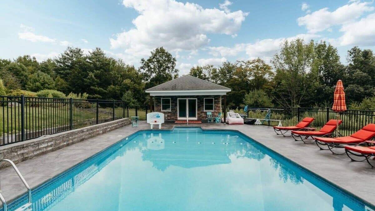Oliverea House | Hidden Ridge: Private Oasis w/Pool, Hot Tub+Views