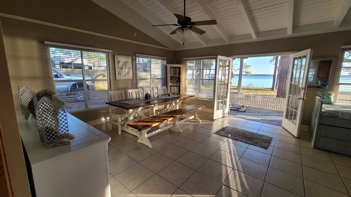 Panacea Cottage | Hideaway Beach Cottage on waterfront with amazing views.