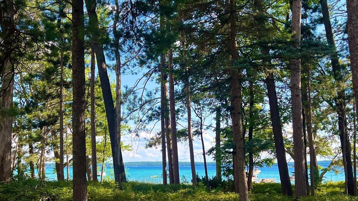 Higgins Lake Cottage | Higgins Lake Waterfront. Clean! Updated! Private Dock, Sandy Beach, boat mooring