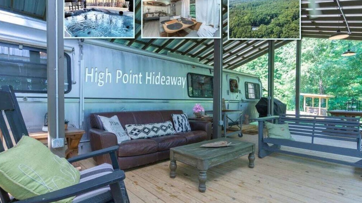 Flintstone House | High Point Hide-A-Way w/Internet and a Hot Tub!