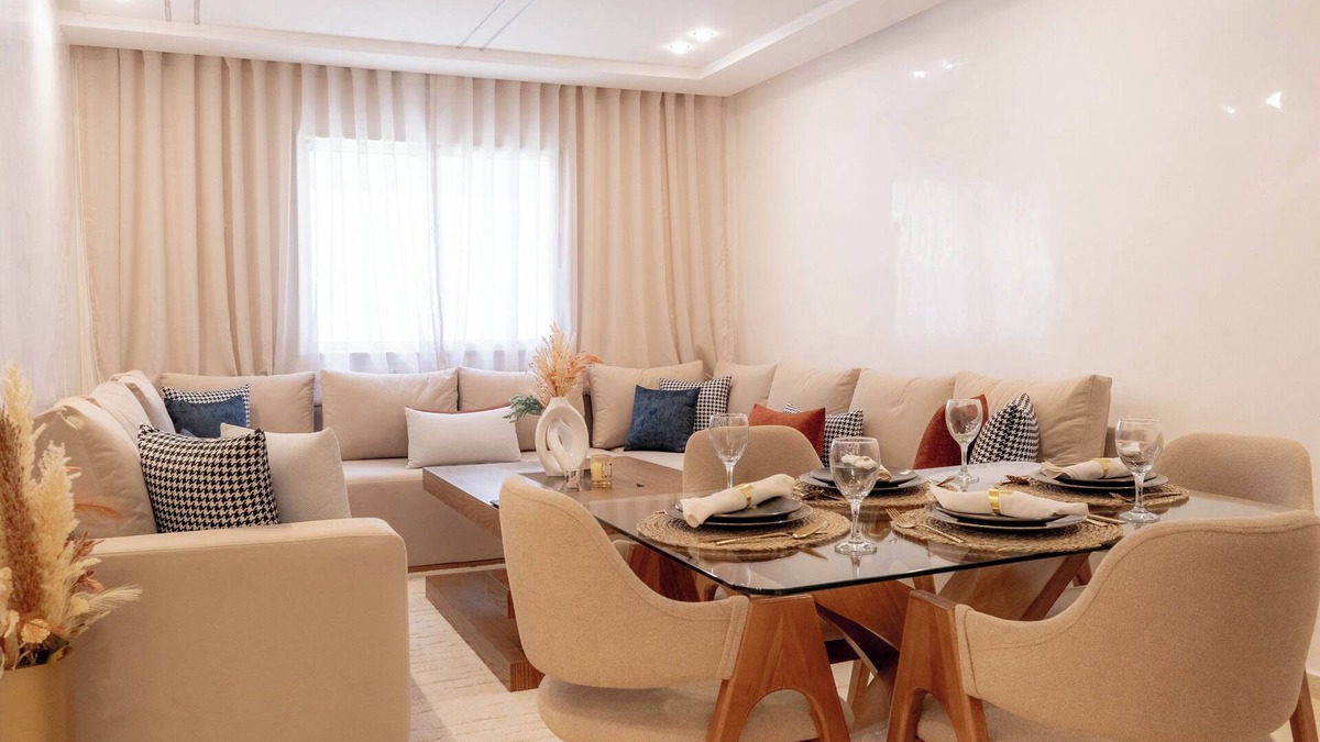 Tangier Apartment | High Standing Appt with Private Jacuzzi, Ultra-Fast Wifi & Secure Parking