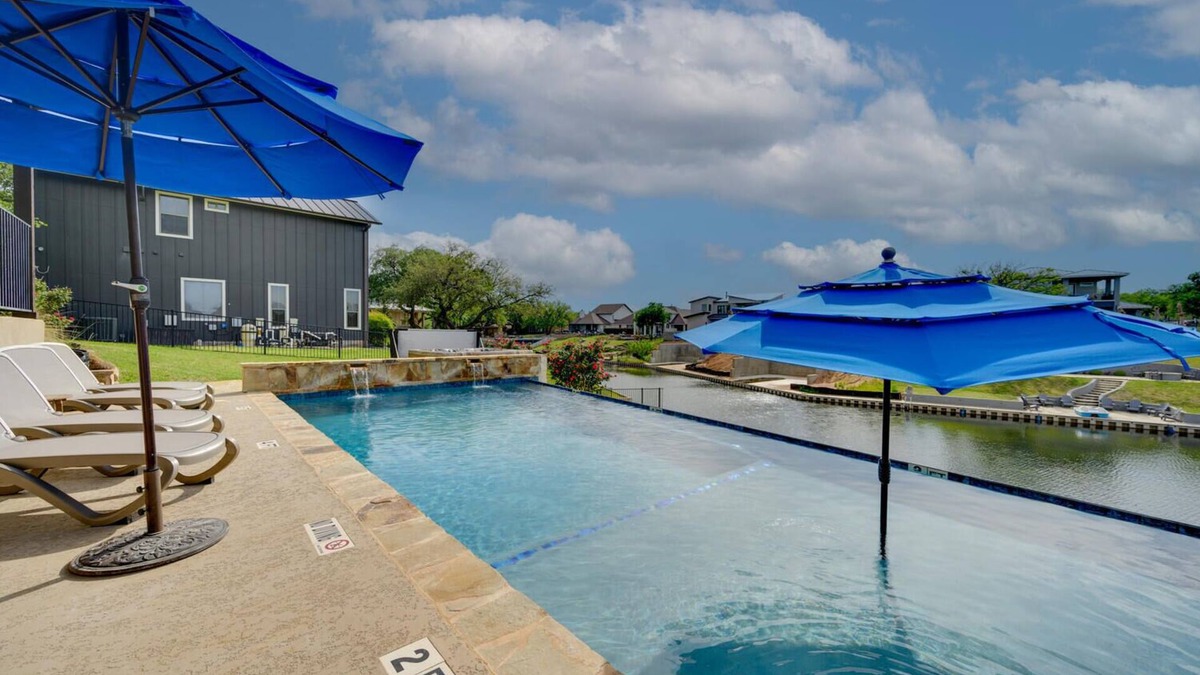 Kingsland House | Highly rated home with private pool, hot tub and 90 feet of waterfront!
