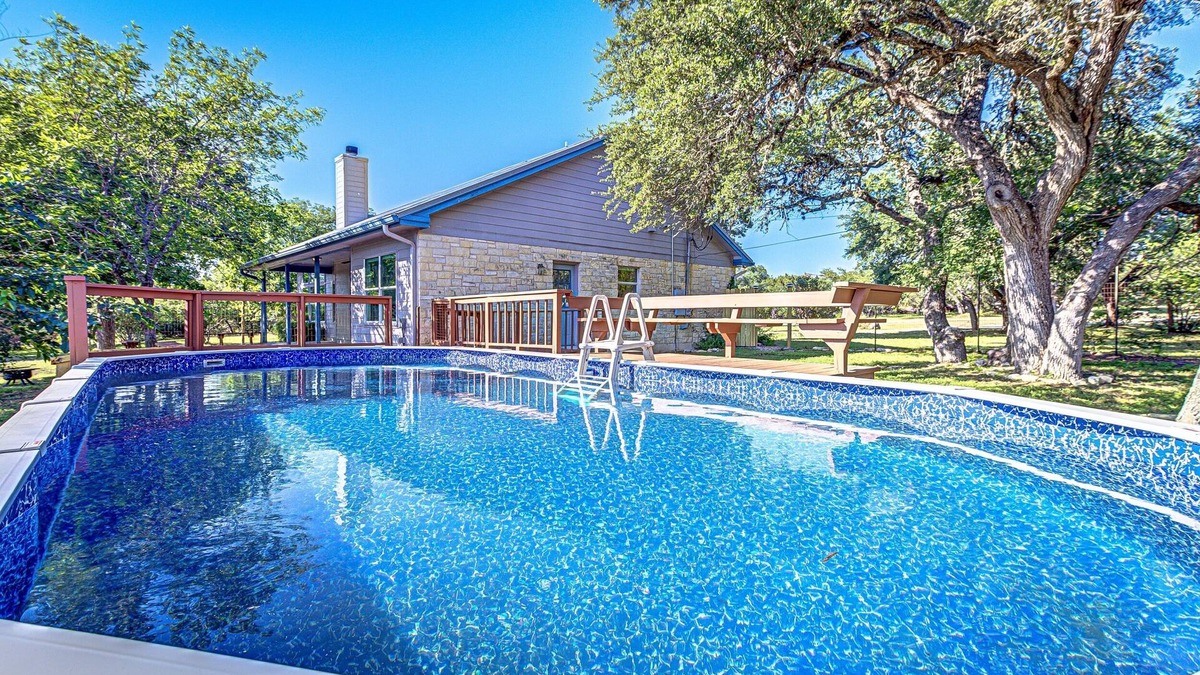 Austin House | Hill country compound! Two 4 BDRM Homes with Pools On 8 Acres Riverfront
