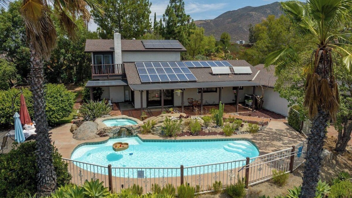 Jamacha House | Hilltop 2200sqft Oasis: Pool, Views, BBQ