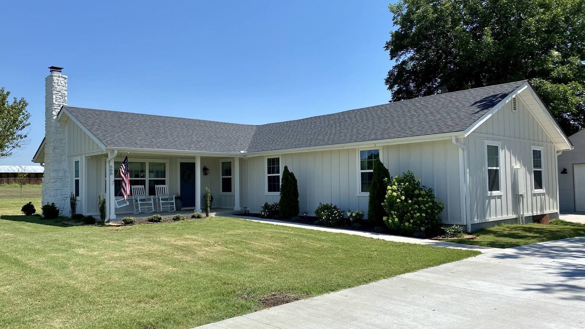 Farmington House | Hilltop Home with views and covered deck - 6 miles to U of A