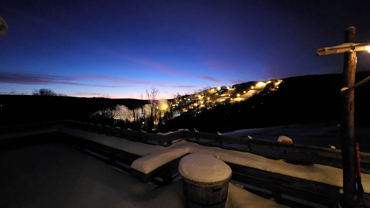 Swain Apartment | Hilltop Overlook with sweeping views, private entrance. Cozy interior