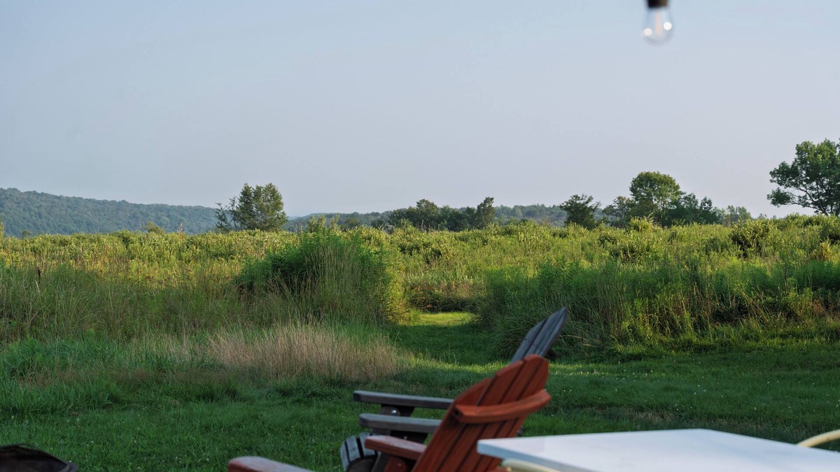 Livingston Manor House | Hilltop Retreat with Hot Tub in Livingston Manor