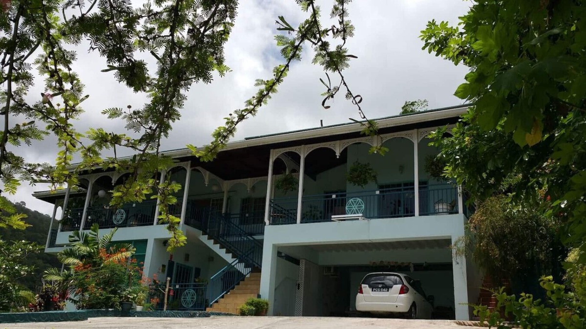 Port of Spain Apartment | Hillview Sanctuary | Birdsong Pool Wellness Sunset