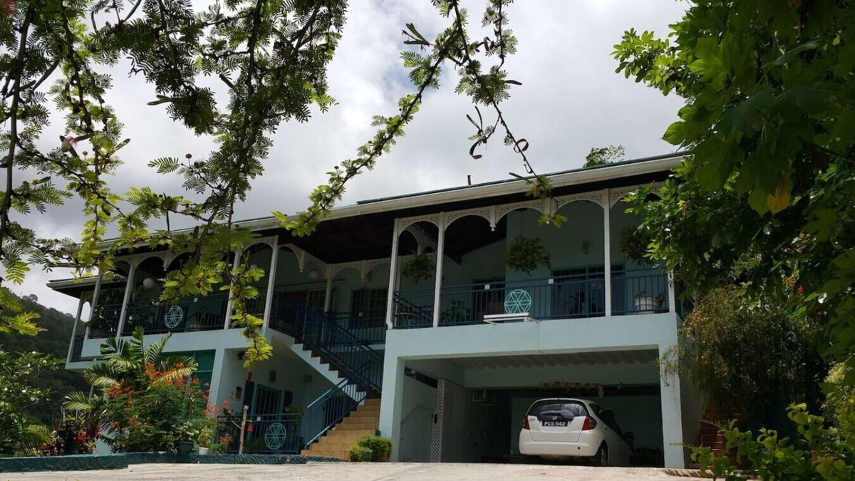 Port of Spain Apartment | Hillview Sanctuary | Birdsong Pool Wellness Sunset