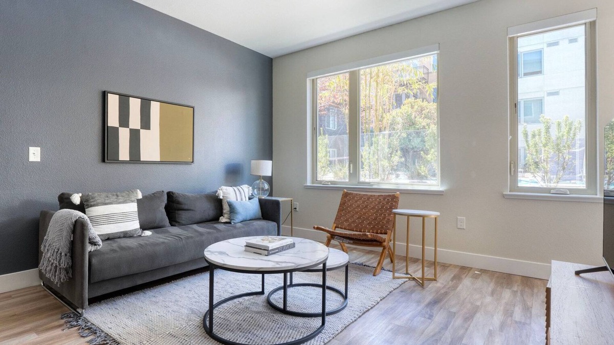 Mountain View Apartment | Hip Mountain View 2BR w/Gym & Spa, nr Tech Companies, by Blueground