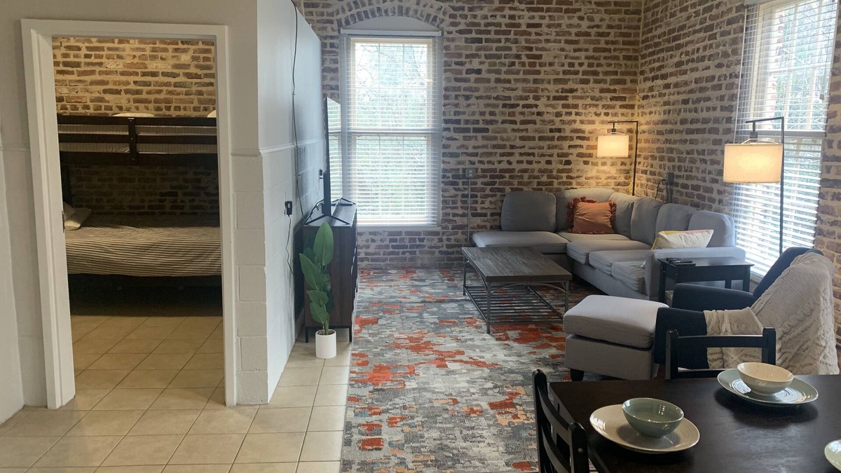 Danville Apartment | Historic 2 br & 1 ba On the River