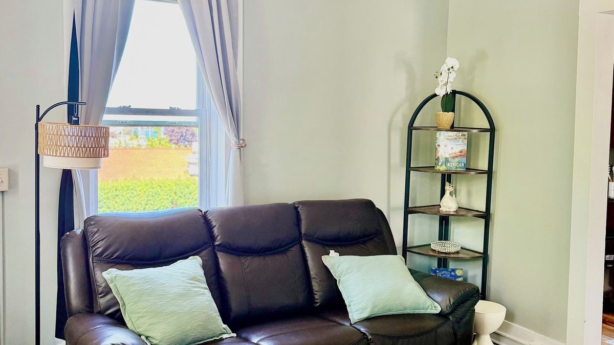 Sackets Harbor Apartment | Historic apartment in downtown Sackets Harbor with WiFi and a king bed.