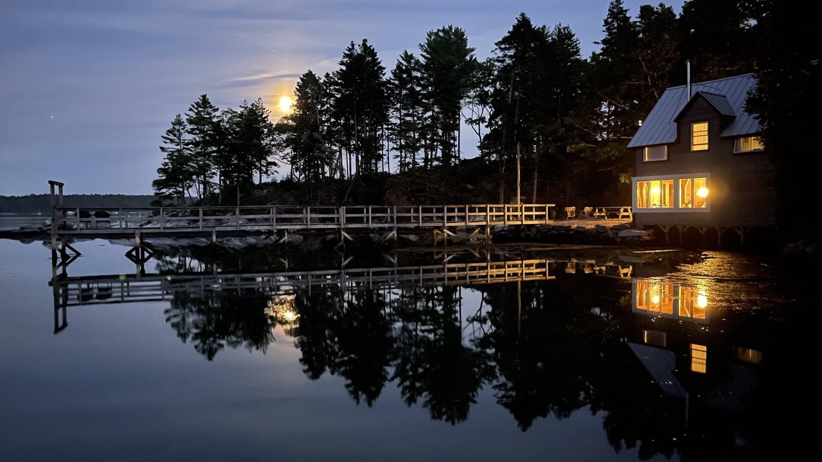 Westport House | Historic Boathouse over Water, Stunning View, Private Pier + Dock + Mooring