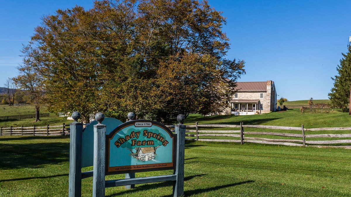 Harrisonville House | Historic ca.1793 Stone Home on beautiful rolling farmland