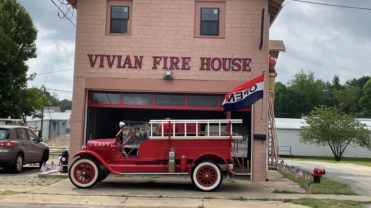 Vivian House | Historic Fire Station- in the middle of small-town American!