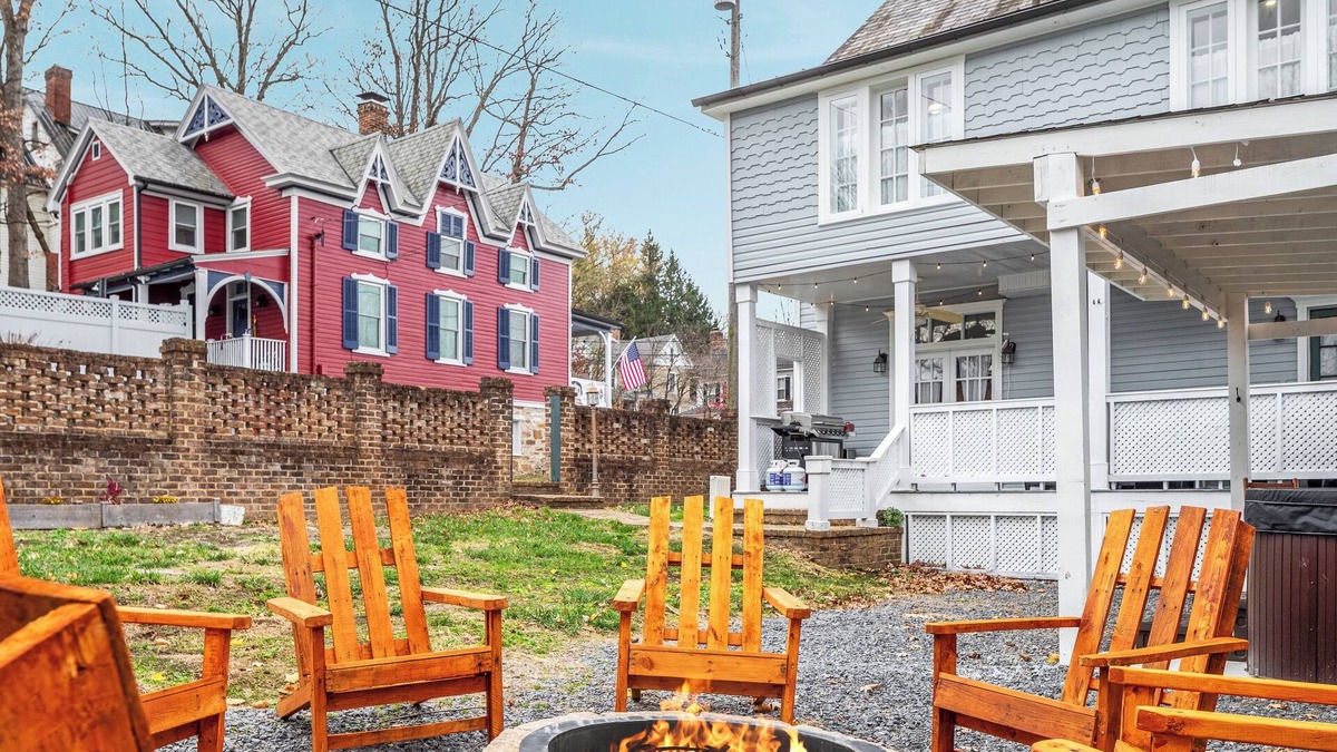 Berkeley Springs House | Historic Home w/Sauna, HotTub, Speakeasy & Game Room