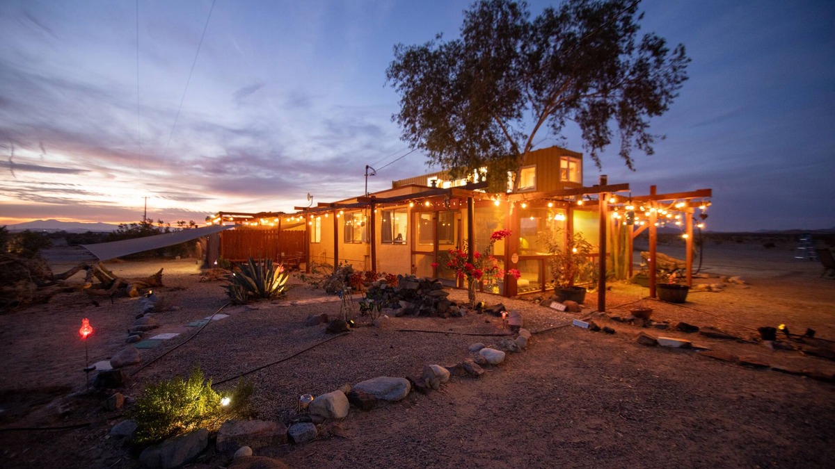 Wonder Valley Apartment | Historic Ranch House with two queen beds at Joshua Tree Container Resort and spa