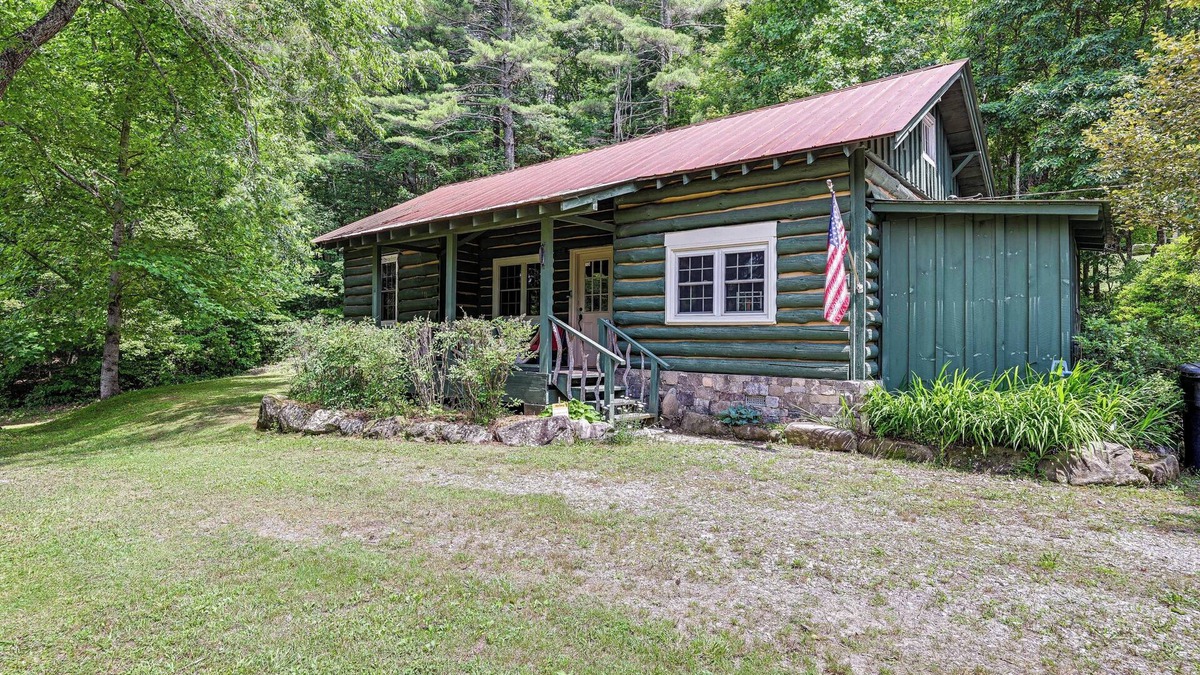 Sapphire Cabin | Historic Sapphire Cabin w/Porch, Updated Interior