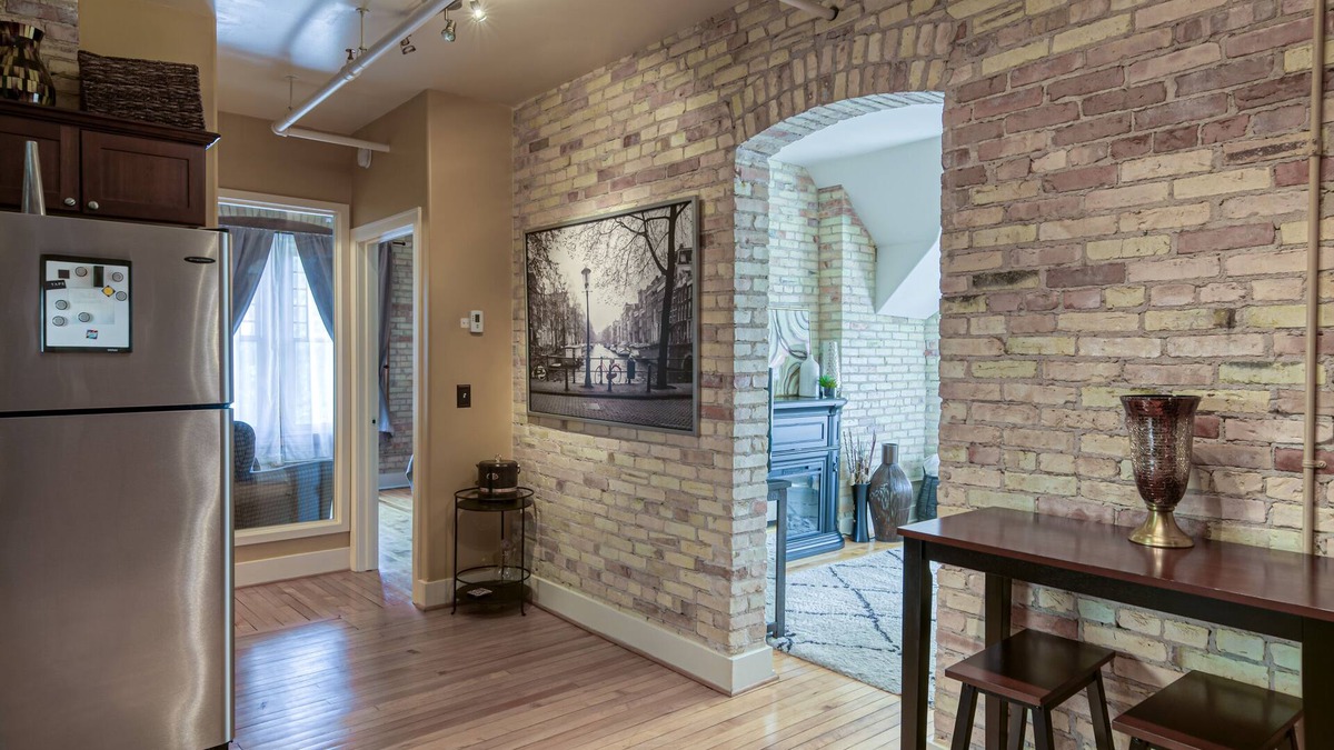 Traverse City Condo | Historic Top Floor Condo at the Grand Traverse Commons