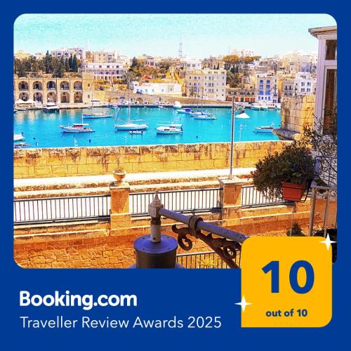 Birgu Apartment | Historic Vittoriosa Maisonette with Sea View