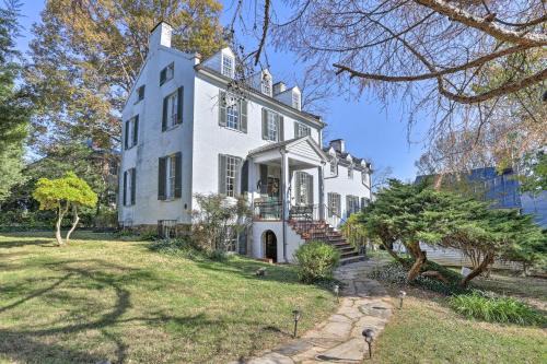 Warrenton House | Historic Warrenton Home with Patio and Hot Tub!