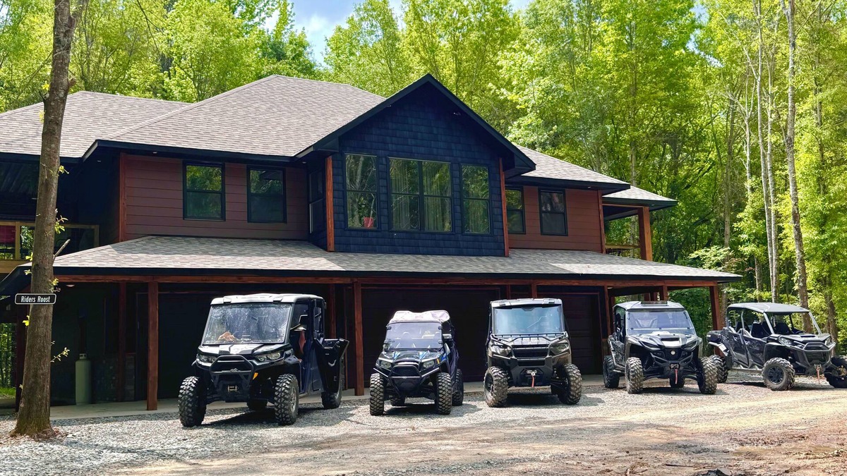 Muse Cabin | Hit the trail from the property! Game room, fire pit and 4 king suites