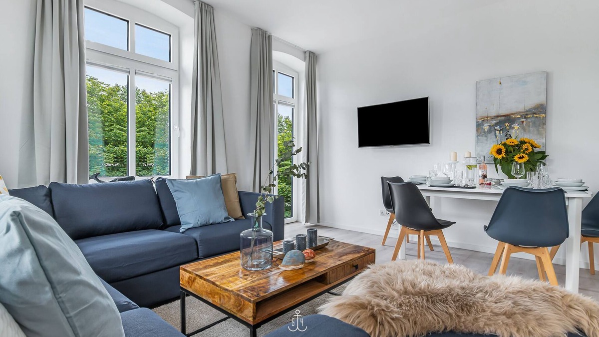 Emmelsbull Apartment | Hofwächter - for 6 people, rural, idyllic, North Sea