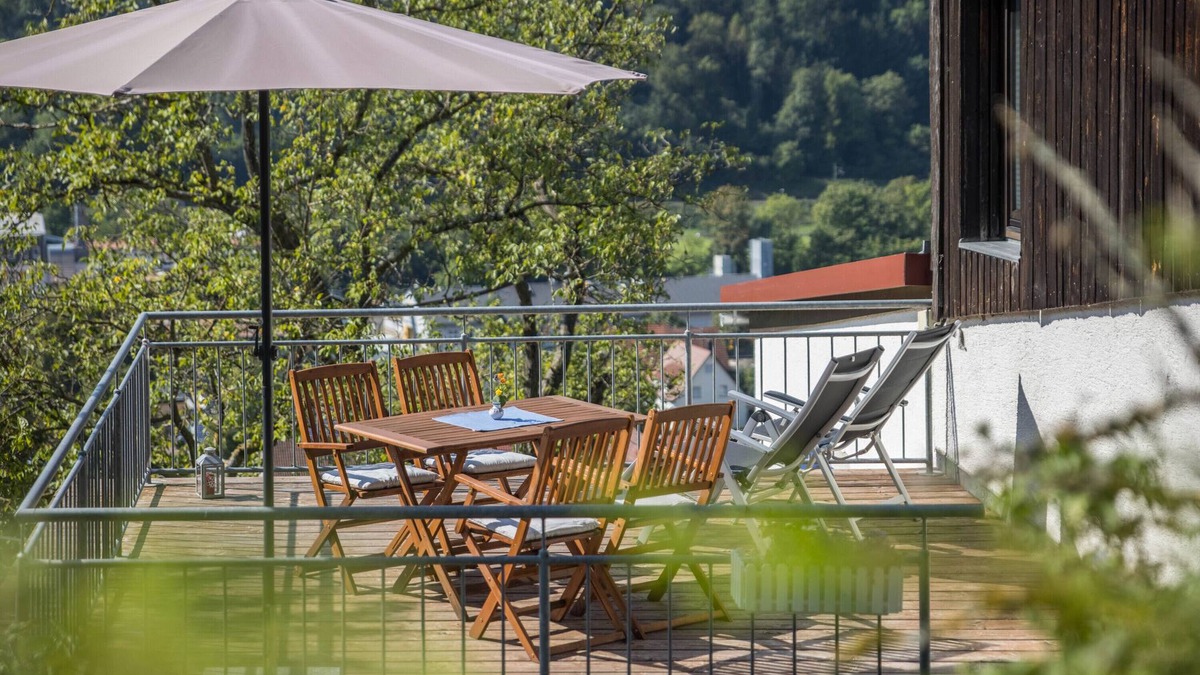 Bad Urach Apartment | Holiday Apartment "Am Samuelstein" with Mountain View, Private Terrace & Wi-Fi