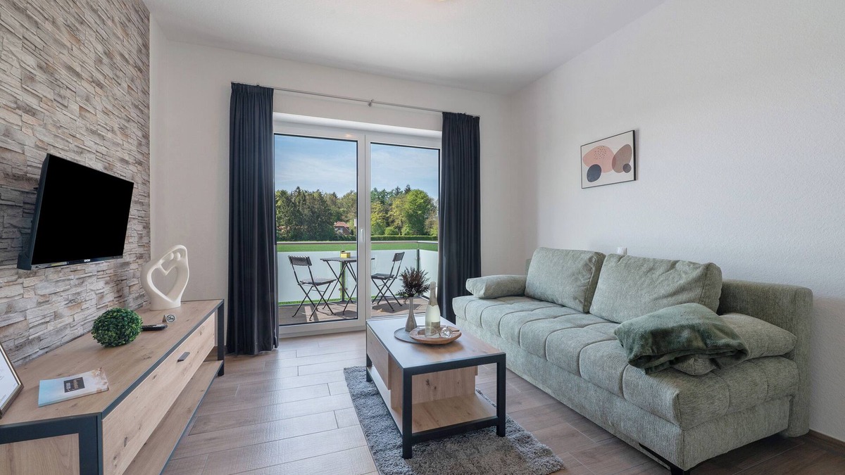 Lastrup Apartment | Holiday Apartment 'Anna 2 Og' with Balcony