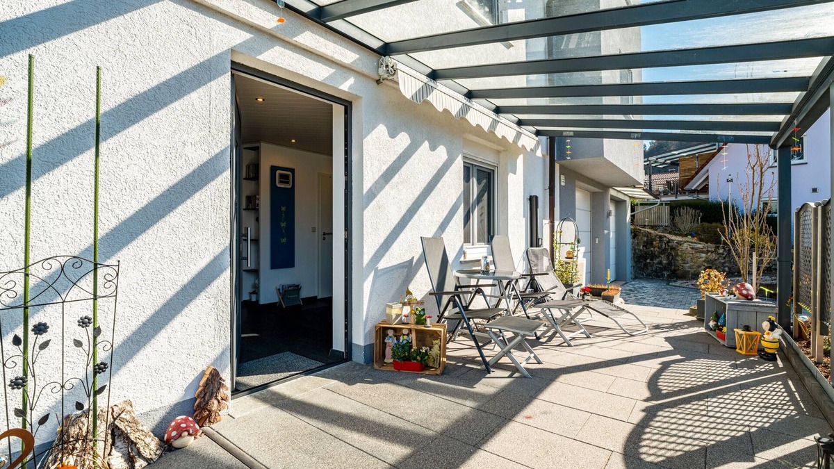 Waldulm Apartment | Holiday Apartment 'Huschle' with Private Terrace, Wi-Fi and Air Conditioning