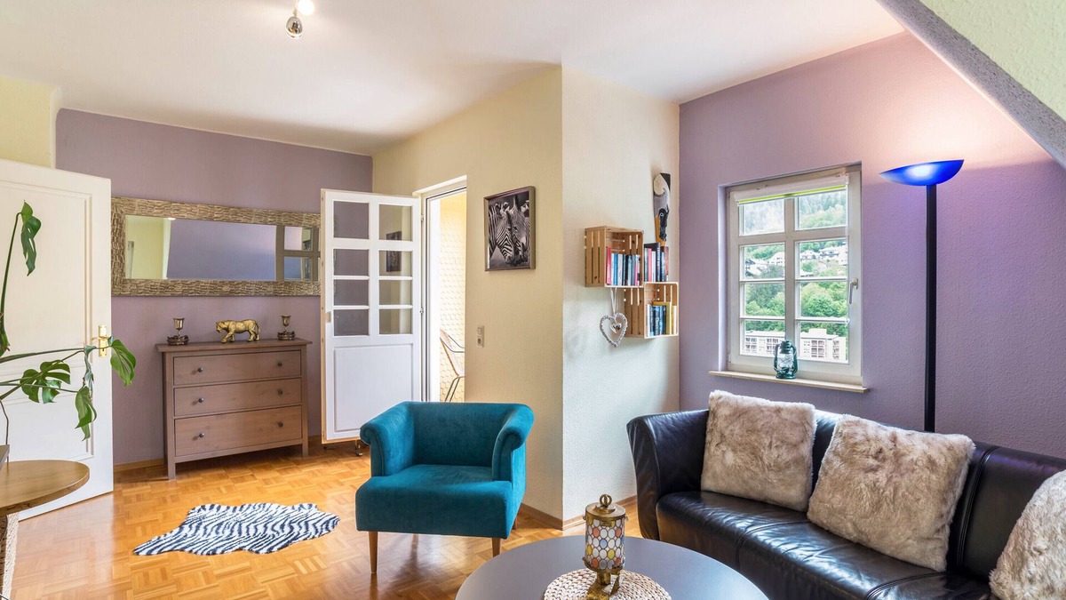 Bad Wildbad Apartment | Holiday Apartment '"Saline" with Mountain View, Balcony & Wi-Fi