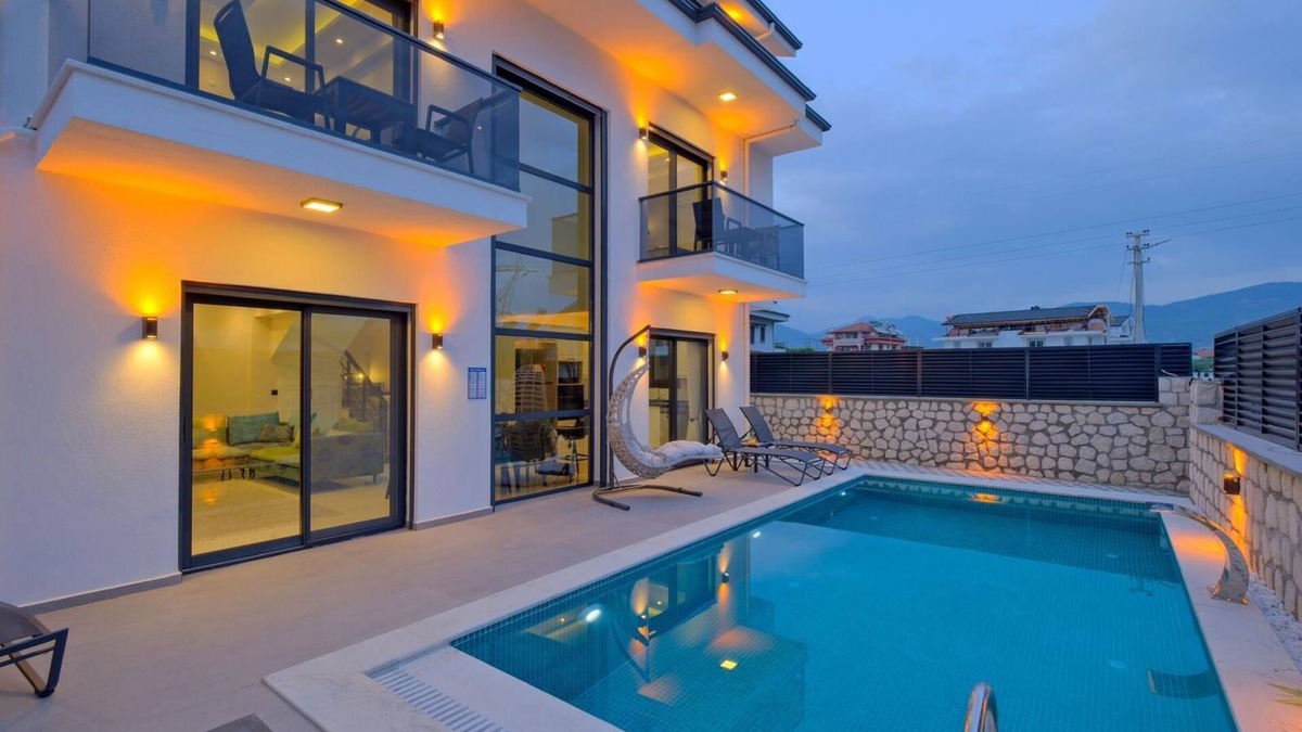 Fethiye Villa | Holiday Bliss in ÖLÜDENİZ Twin 3BR-3BA Villas with Modern Comfort&Private Charm