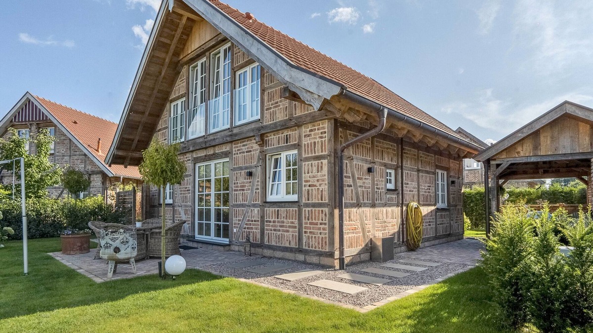 Warendorf House | Holiday Home 'Exklusives Ferienhaus' with Private Terrace, Wi-Fi and Air Conditioning