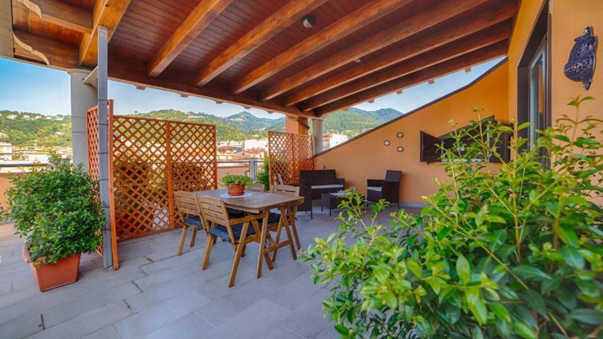 Brolo House | Holiday Home "Mansarda da Dani" with Sea View, Covered Terrace & Wi-Fi