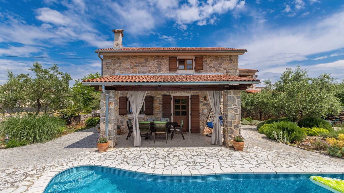 Sveti Ivan Dobrinjski House | Holiday house ANDREA with pool