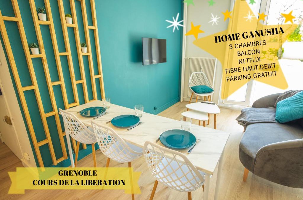 Secteur 3 Apartment | HOME GANUSHA COSY 3 CHAMBRES PARKING GRATUIT BALCON